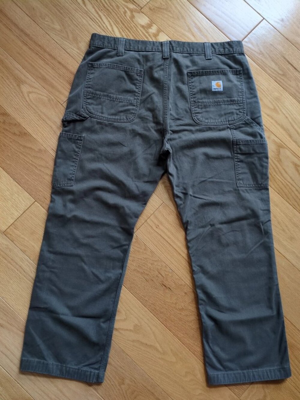 Carhartt Carpenter Pants Mens 38x30 (Fit 36x28) Relaxed Fit Workwear B324-DFE - Picture 4 of 9